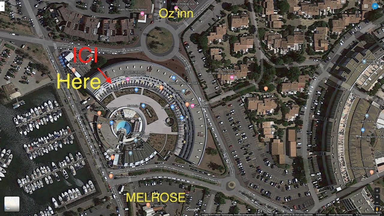207 Cap D'Agde Naturiste Grand T2 De Standing Avec Garage ภายนอก รูปภาพ